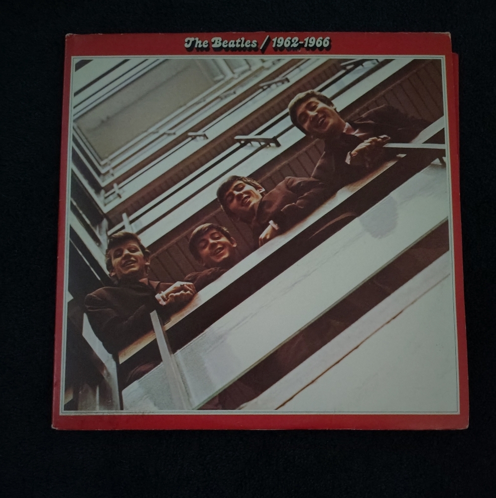 Vtg 1973 BEATLES "RED ALBUM 1962-1966" Capitol Records 3403 Original V.Good Cond